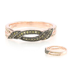 Anillo en plata con Diamante fantasía