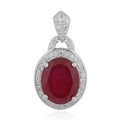Colgante en plata con Rubí de Madagascar