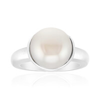 Anillo en plata con Perla blanca Freshwater (Michelle Albala)