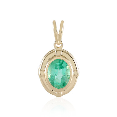 Colgante en oro con Esmeralda de Rusia