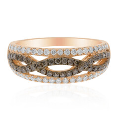 Anillo en oro con Diamante chocolate SI2 (CIRARI)