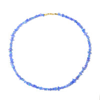 Collar en plata con Ópalo azul de Etiopía