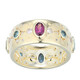 Anillo en plata con Topacio azul de Londres (Adela Silber)