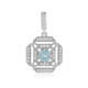 Colgante en plata con Zircón de Ratanak Kirí