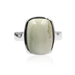 Anillo en plata con Serpentina