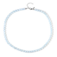 Collar en plata con Aguamarina de Brasil