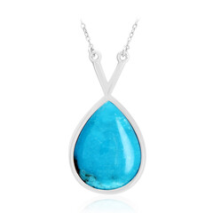 Collar en plata con Turquesa de Kingman (Anne Bever)