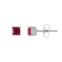 Pendientes en plata con Rubí de Madagascar