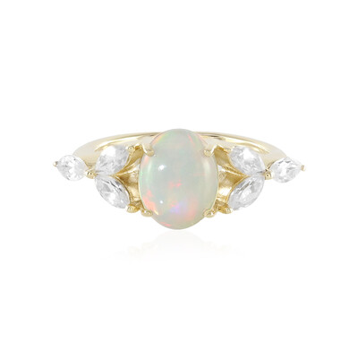 Anillo en oro con Ópalo de Welo
