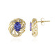 Pendientes en oro con Tanzanita AAA (de Melo)