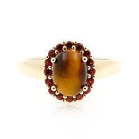 Anillo en oro con Ojo de tigre