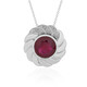 Collar en plata con Rubí de Madagascar (de Melo)