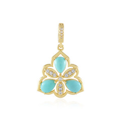 Colgante en plata con Turquesa