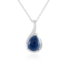 Collar en plata con Ópalo azul