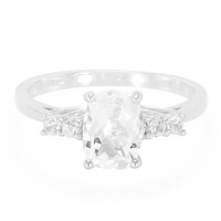 Anillo en plata con Goshenita