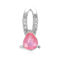Colgante en plata con Zafiro Padparadscha