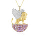 Collar en plata con Amatista (Gems en Vogue)
