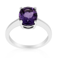 Anillo en plata con Amatista