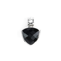 Colgante en plata con Ónix negro