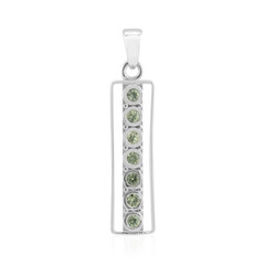 Colgante en plata con Zafiro verde de Tulear (Pallanova)