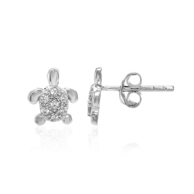 Pendientes en plata con Zircón