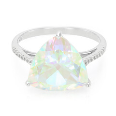 Anillo en plata con Topacio Rayo de Luna