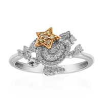 Anillo en oro con Diamante amarillo SI2 (Smithsonian)