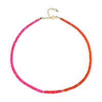 Collar en plata con Ópalo naranja de Etiopía (Riya)