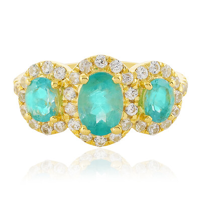 Anillo en plata con Grandidierita
