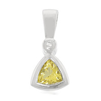 Colgante en plata con Berilo amarillo