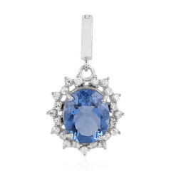 Colgante en plata con Fluorita de color cambiante