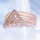 Anillo en oro con Diamante rosa de Francia de Argyle SI1 (Annette)