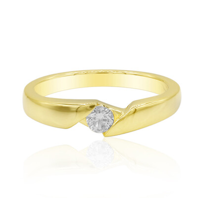 Anillo en oro con Diamante VVS2 (F) (adamantes [!])