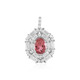 Colgante en plata con Turmalina rosa (Adela Silber)
