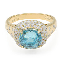 Anillo en oro con Zircón de Ratanak Kirí (de Melo)