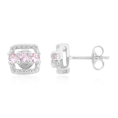 Pendientes en plata con Topacio imperial de Katlang