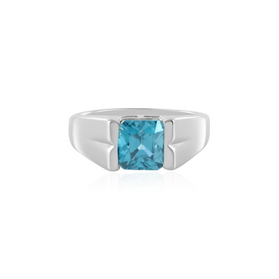 Anillo en plata con Zircón de Ratanak Kirí