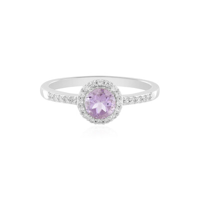 Anillo en plata con Amatista Rosa de Francia