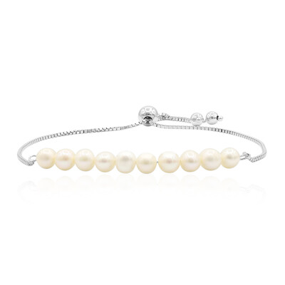 Brazalete en plata con Perla Freshwater