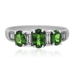 Anillo en oro con Granate tsavorita AAA (CIRARI)