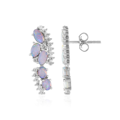 Pendientes en plata con Ópalo de Australia