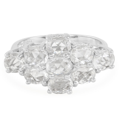 Anillo en plata con Zafiro blanco