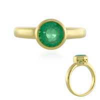 Anillo en plata con Esmeralda de Colombia