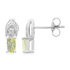 Pendientes en plata con Apatita Xia