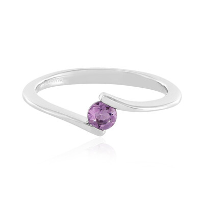 Anillo en plata con Amatista