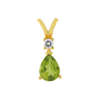 Colgante en plata con Peridoto