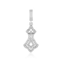 Colgante en plata con Zafiro blanco