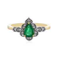 Anillo en oro con Esmeralda de Zambia (Adela Gold)
