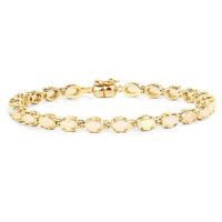 Brazalete en plata con Ópalo de Welo