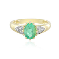 Anillo en oro con Esmeralda de Colombia